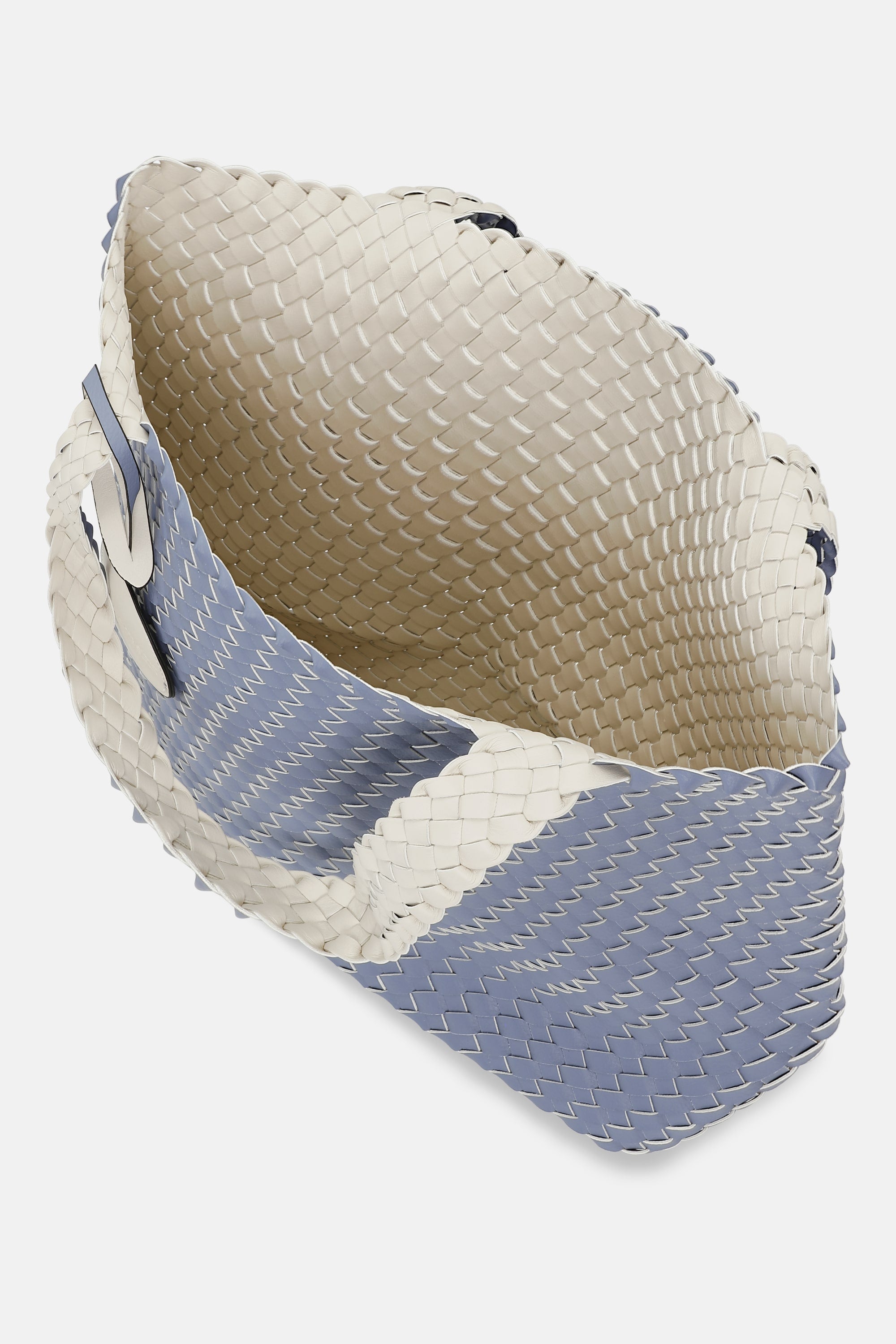 Tote Bag Flätad - Blue Cloud Egg White